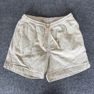 Bearbottom Corduroy Shorts Mens Medium 28x5 Beige Casual Drawstring Comfort‎ Fit